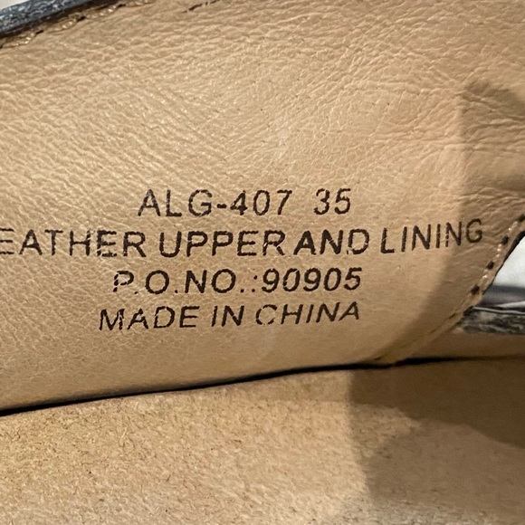 Women’s Algeria Black Tortoise Patent Leather PG Lite Clogs Mules Shoes 5/35 - Picture 8 of 10